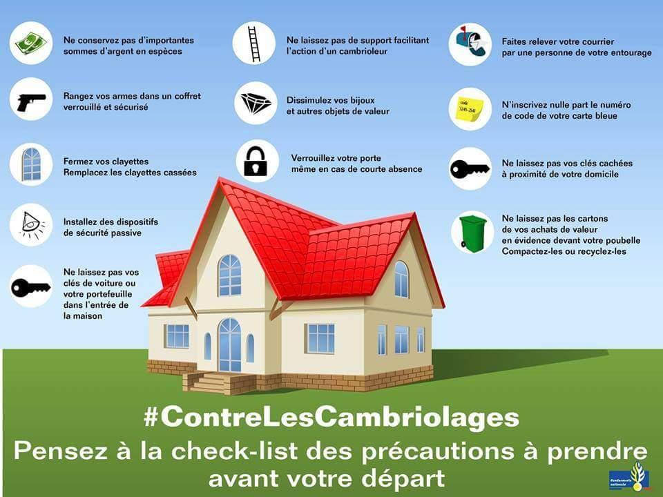 Precaution cambriolages